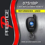Prestige 07S1BP 1-WAY 1-BUTTON Remote Control Fcc Id Elvatcc APS900. Fixed Price $19.99.