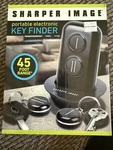 Sharper Image Portable Electronic Key Finder Locator With 2 Fobs New. Fixed Price $14.95.