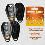 2 New Replacement Python Button Keyless Remote Fob Case For EZSDEI7141. Fixed Price $9.95.
