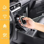 Silver Mecha Style Remote Key Fob Case Cover For Toyota Land Cruiser LC250 2024+. Fixed Price $23.99.
