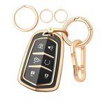 Leerly Key Fob Cover For Cadillac Accessories, Case With Chain Compat.... Fixed Price $37.07.