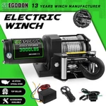 Stegodon Electric Winch 3000LBS 12V Steel Cable Atv Utv Boat 4WD Remote Control. Fixed Price $104.90.