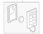 Genuine Gm Button Keyless Entry Remote Fob 25943676. Fixed Price $219.25.