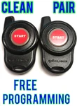 2X Pair Excalibur ELV113 Keyless Entry Remote Start - One Button Omega P/n#. Fixed Price $10.85.
