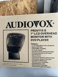 Audiovox PROV715S Lcd Overhead Monitor With Dvd Player Nib Not Tested. Fixed Price $100.00.