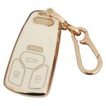 Qixiubia For Audi Fob Cover Keyless Remote Smart Shell S, White. Fixed Price $16.96.