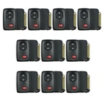 Compatible With Toyota Smart Prox Fob Key Shell Case 3 Buttons + Blade (10 Pack). Fixed Price $32.49.