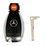 Oem Mercedes Benz Keyless Remote Fob 4B + Uncut KR55WK49031 (shp). Fixed Price $129.75.