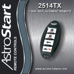 New Astrostart 2514-TX RS-614XR 1-WAY Remote Control J5F-TX60A. Fixed Price $119.99.