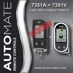 Automate 7351A 2-WAY Lcd Remote Viper 7351V EZSDEI7351 For 3303A 4304A 5304A. Fixed Price $199.99.