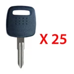 25 Uncut Blank Transponder Key Replacement For Nissan Infiniti ID41 Chip DA31. Fixed Price $130.77.
