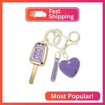 Simocky Fob Cover With Diamond Heart Keychain, Car Shell For Women, Comp. Fixed Price $23.40.