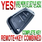 X7 Style Flip Remote For Gm Model Chip Keyless Entry Clicker Fob Alarm. Fixed Price $39.99.