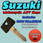 Suzuki Motorcycle Atv Keys Cut Spare For F32010-F39697. Fixed Price $11.99.