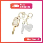 Simocky Fob Cover With Diamond Heart Keychain, Car Shell For Women, Comp. Fixed Price $23.40.