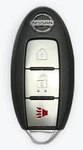 3-BUTTON Smart Key For Nissan Rogue 2014 2018 Pn: 285E3-4CB1A S180144105. Fixed Price $26.99.