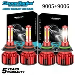 4X 4SIDE 9005 9006 Led Headlight Kit Combo Bulb 6500K High Low Beam Super White. Fixed Price $17.99.