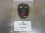(1) Genuine Oem Gm 5 Button Remote Fob KOBGT04A Control Keyless Entry. Fixed Price $16.95.