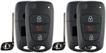 Keylessoption Entry Remote Uncut Blank Flip Car Blade Fob Black. Fixed Price $21.69.
