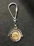 Sterling Silver China Univ 2003 Spinner Keychain Ring Fob Beijing Shanghai. Fixed Price $46.75.