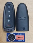 Ford Style 5 Button Smart Key Remote Shell And Insert Only 164-R8092R. Fixed Price $11.95.