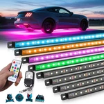 Mictuning 8PCS Rgbw Underglow Car Lights With Remote & Key Fob Dual Control. Fixed Price $81.89.