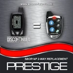 Prestige 5BCR14P 2-WAY Remote Control Replacement Fcc Id Elvatrja 105BP. Fixed Price $49.99.