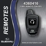Oem Subaru 1-BUTTON 2-WAY Remote 4360415 4360416 Fcc Id Elvatrkc 3671B-43603200. Fixed Price $24.99.