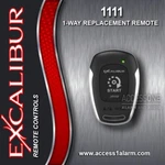 New Excalibur 1111 1-BUTTON 1-WAY Replacement Remote Control Elvatqh RS-276-3D. Fixed Price $39.99.