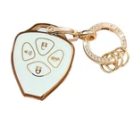 Tapayica Toyota Fob Cover 4 Buttons White-gold Tpu Shell With Keychain. Fixed Price $10.44.