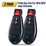 2PCS Replacement Fobik Key For 2014-2019 Jeep Cherokee GQ4-53T 3B. Fixed Price $19.99.