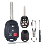 Mechanmagic Key Fob Shell Case Replacement Compatible With Toyota Camry Black. Fixed Price $11.85.