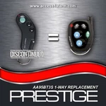 Prestige APS95BT3S ELVAT8D 1-WAY Remote Control Replacement New 07SP. Fixed Price $49.99.