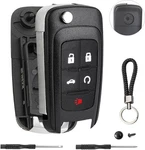 5 Button Key Fob Shell Replacement For Chevy Cruze Camaro Impala Equinox Gmc.... Fixed Price $14.88.