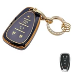 Ovioboer For Chevrolet Fob Cover With Keychain Black Soft Tpu Gold. Fixed Price $23.07.
