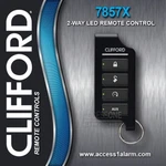 Clifford 7857X 2-WAY Led Replacement Remote Control The Old 7856X. Fixed Price $74.99.