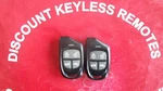 Pair-compustar Keyless Remote VA5REC310 -1W433 4-BUTTON Good Condition. Fixed Price $11.00.