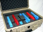New Custom 6 Pistol Handgun Foam Insert Kit Fits Your Pelican 1550 Case. Fixed Price $99.15.