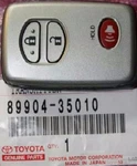 Oem Toyota 4RUNNER Remote Transmitter With Smart Entry (89904-35010). Fixed Price $162.65.