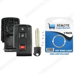 Replacement For Toyota 2004-2009 Prius Remote Car Key Fob Entry Shell Case Pad. Fixed Price $9.95.