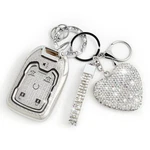 Nomiyo Key Fob Cover With Diamond, Compatible Gmc Yukon Chevy Silver. Fixed Price $27.37.