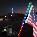 Xprite 1PC 4FT Rgbw Led Whip Light Spring Base App Remote Control Chasing. Fixed Price $108.44.