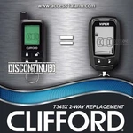 Clifford 7345X 2-WAY Lcd Replacement Remote Control EZSDEI489 New Viper 7347V. Fixed Price $139.99.