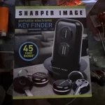 Sharper Image Portable Electronic Key Finder Locator 2 Fobs & Remote New Box. Fixed Price $12.00.