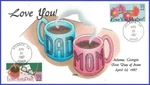 USA1 #2273 U/a Collins Hand Painted Fdc COMBO2 Love You Mother!. Fixed Price $11.95.