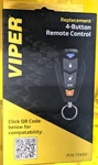 Viper 7145V 1-WAY Replacement 4-BUTTON Remote Control 1500 Feet Range. Fixed Price $38.97.