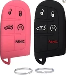 Silicone Fob Cover Case Protector Keyless Jacket Remote H Size: Black+pink. Fixed Price $23.24.