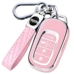 Montague Fob Cover For Honda With Keychain, Premium Tpu Case Shell Pink. Fixed Price $29.50.