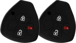 Keyguardz Keyless Entry Remote Car Fob Shell Cover Rubber 2-PACK, Black. Fixed Price $17.80.