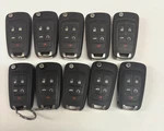 Lot Of 10 Oem Chevrolet Flip Key Fob Remotes KR55WK50073 Buttons. Fixed Price $100.00.